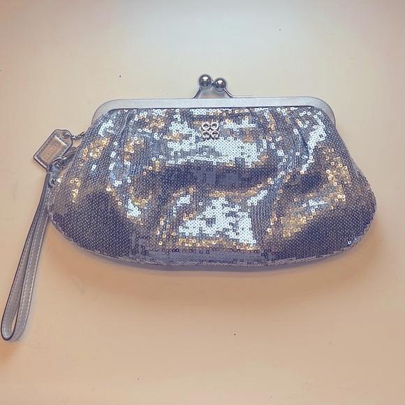 Silver Coach Wristlet - Picture 5 of 7